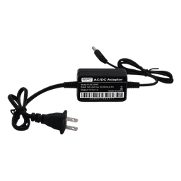 Adaptador de Pared / 12 VCC 1 A / Entrada Universal 100-240 VCA / Cable 0.5 m Doble Extremo / NEMA 1-15 / Operación 0°C a 40°C
