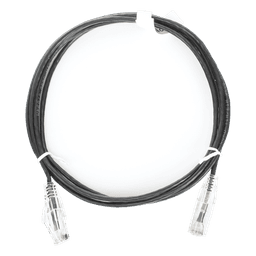 Cable de Parcheo Slim UTP / Cat6 / 1.5 m (4.92 ft) / 28 AWG / Negro
