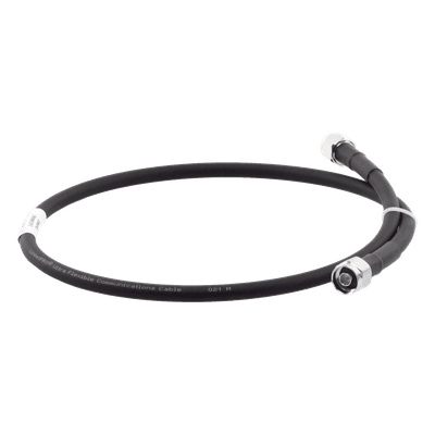 Jumper Coaxial / Ultra Flexible / Baja Pérdida hasta 7 GHz / N-Macho a N-Macho / 1 m / Interior y Exterior
