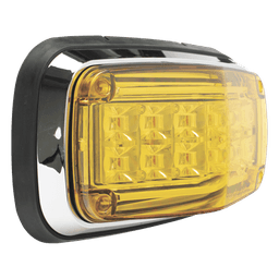 Luz de Advertencia / 8 x 4 in / Ámbar / IP67 / 12-30 VCC / SAE J595 / ECE R65