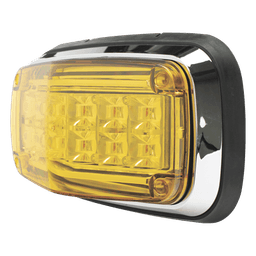 Luz de Advertencia / 8 x 4 in / Ámbar / IP67 / 12-30 VCC / SAE J595 / ECE R65