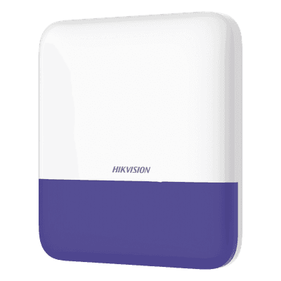 Sirena Inalámbrica con Estrobo / Exterior IP65 / 110 dB / Batería 3 Años / AES-128 / 433 MHz