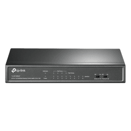 Switch PoE No Administrable / 8 puertos 10/100 Mbps / 4 puertos PoE 802.3af / Presupuesto 41 W / Extensión PoE hasta 250 m / 0.56 x 0.32 x 0.09 pies
