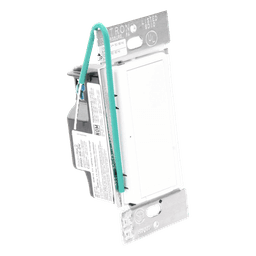 Interruptor de Pared On/Off / Doble Voltaje 120/277 V / 8 A Iluminación / 2 Hilos Sin Neutro / RF 431-437 MHz / Unipolar o Multilocalización