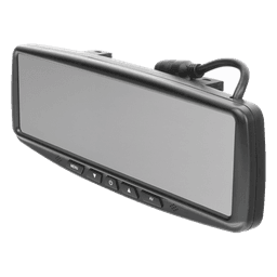 Monitor Retrovisor con Cámara de Reversa / Pantalla LCD 4.3'' / Ángulo 170° / IP69K / Sistema 2 Cámaras