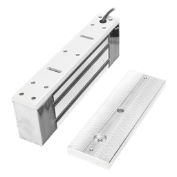 Chapa Magnética / Fuerza de Retención 500 kg (1200 lbs) / IP68 / Voltaje Dual 12/24 VCC / Aluminio Anodizado