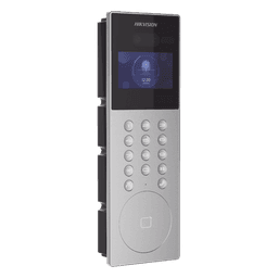 Videoportero IP Multiapartamento / 1080p HD / Reconocimiento Facial IA / Pantalla 4.3' / 5,000 Rostros / 25,000 Tarjetas / IP65 / 500 Departamentos / 9 Frentes de Calle
