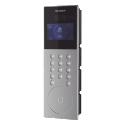 Videoportero IP Multiapartamento / 1080p HD / Reconocimiento Facial IA / Pantalla 4.3' / 5,000 Rostros / 25,000 Tarjetas / IP65 / 500 Departamentos / 9 Frentes de Calle