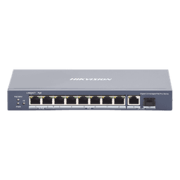Switch PoE+ / 7 Puertos Gigabit 802.3af/at 30W / 2 Puertos Hi-PoE 90W / 1 Puerto Uplink Gigabit / 1 Puerto SFP / Modo Extendido 300 m (984 pies) / 110 W Total
