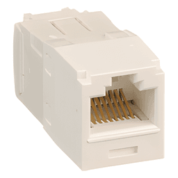 Módulo Jack RJ45 / Categoría 6 / Terminación TG sin herramienta / 22-26 AWG / -10°C a 65°C / Blanco Ártico