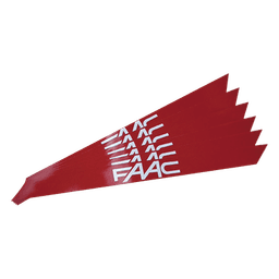 Banda Reflectante / PVC Reflectante Rojo / 150 mm Ancho / 3 mm Espesor / Alta Reflectividad / Compatible B680H