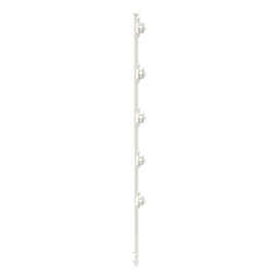 Poste para Cerca Electrificada / 5 Aisladores de Paso / Acero Galvanizado Cal. 18 / 1.2 m (3.9 ft) / Fijación Directa en Concreto