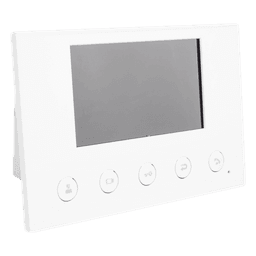 Monitor IP/SIP / Pantalla Capacitiva 4.3" / Wi-Fi 2.4 GHz / Audio HD Bidireccional / PoE / 8 Entradas de Alarma / RS485 / H.264 1080p