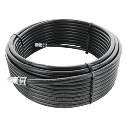 Jumper Coaxial / 75 Ohm / 22.86 m (75 pies) / Blindaje 90 dB / Conector F Macho / RG11 Equivalente LMR400-75