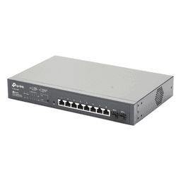 Switch PoE Administrable / 8 Puertos Gigabit PoE+ / 2 Puertos SFP / 150W / SDN / Montaje en Rack