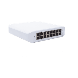 Switch administrable PoE / 16 puertos Gigabit / 8 puertos 802.3af/at / 45 W / 16 Gbps throughput / 7.5 x 7.3 x 1.7 pulgadas