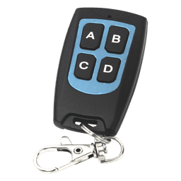 Control Remoto / 4 Canales / 433.92 MHz RFID / 57x32x11 mm / 0.22 oz