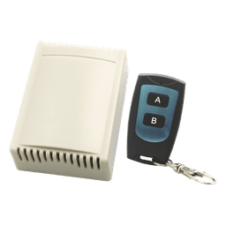 Receptor de 2 Canales / 40 Transmisores / 433.92 MHz / 12VDC / Alcance 30 m (98 pies)