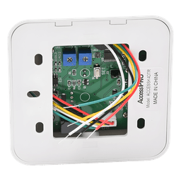 Botón de Salida Sin Contacto / Detección Ajustable 4 a 15 cm / Temporizador 0-30 s / RF 433 MHz / Montaje Superficial / Voltaje Dual 12/24 VCC