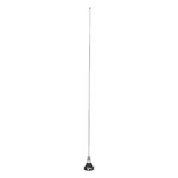 Antena Móvil VHF/UHF / Rango 136-960 MHz / Ganancia Unitaria / Potencia 200 W / Montaje NMO 3/4" / Ajustable en Campo / 54 cm