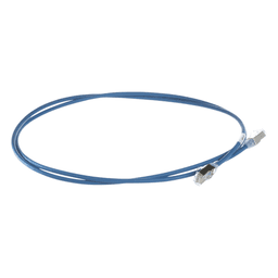 Patch Cord Cat6A / 28 AWG Diámetro Reducido / S/FTP Blindado / CM/LS0H / 1.5 m (4.92 ft) / Azul