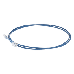 Patch Cord Cat6A / 28 AWG Diámetro Reducido / S/FTP Blindado / CM/LS0H / 1.5 m (4.92 ft) / Azul