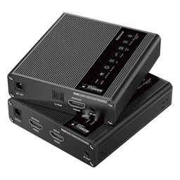 Extensor HDMI / 4K@60Hz / Sin Compresión / Cero Latencia / 70 m (229.7 ft) / Cat 6/6a/7 / PoC / IR Bidireccional / HDR10