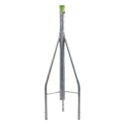 Tramo de Remate para Torre / Tubo Central 2' Cal.18 / Tubos 7/8' Cal.18 / 3 Opresores para Pararrayos / Galvanizado Electrolítico / Compatible STZ-30