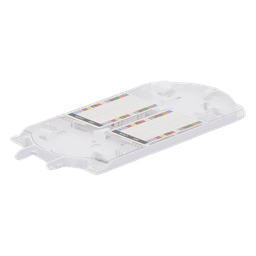 Charola de Empalme para Fibra Óptica / 24 Empalmes por Fusión / Capacidad 144 Núcleos / IP68 / -40°C a +65°C / Φ220x480 mm
