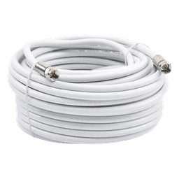 Jumper Coaxial / RG-6 / 15.24 m (50 pies) / 75 Ohm / Conectores F Macho / Uso Interior y Exterior