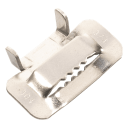 Hebilla de Acero Inoxidable / 3/4" / 100 Piezas / Compatible ADSS / Mini-ADSS / Figura 8