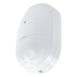 Sensor de Movimiento PIR y Ruptura de Cristal Inalámbrico / Detección PIR 12 m (39.4 ft) / Cobertura 85.9° / Ruptura de Cristal 8 m (26.2 ft) / 120° / Inmunidad a Mascotas 30 kg (66 lb) / Batería 4 Años / AX PRO