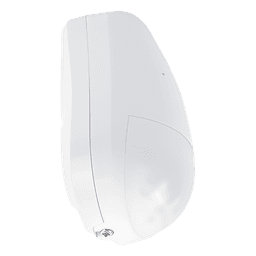 Sensor de Movimiento PIR y Ruptura de Cristal Inalámbrico / Detección PIR 12 m (39.4 ft) / Cobertura 85.9° / Ruptura de Cristal 8 m (26.2 ft) / 120° / Inmunidad a Mascotas 30 kg (66 lb) / Batería 4 Años / AX PRO