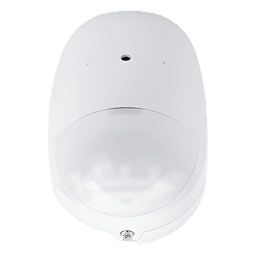 Sensor de Movimiento PIR y Ruptura de Cristal Inalámbrico / Detección PIR 12 m (39.4 ft) / Cobertura 85.9° / Ruptura de Cristal 8 m (26.2 ft) / 120° / Inmunidad a Mascotas 30 kg (66 lb) / Batería 4 Años / AX PRO