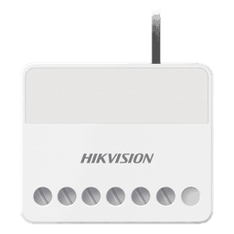 Relevador Inalámbrico / 1 Entrada Alarma 24 h / 1 Salida 0-36 Vcc 5 A / 433 MHz Bidireccional / AES-128 / LED de Estado
