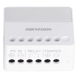 Relevador Inalámbrico / 1 Entrada Alarma 24 h / 1 Salida 0-36 Vcc 5 A / 433 MHz Bidireccional / AES-128 / LED de Estado