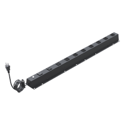 PDU Vertical / 10 Contactos NEMA 5-15R / 120Vca 15A / Racks EIRL y EIQR