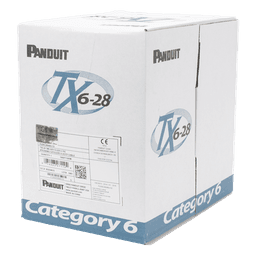 Cable UTP / Cat 6 / 28 AWG / 305 m (1000 ft) / CM-LSZH / 4 pares / 250 MHz / PoE
