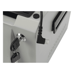 Estación de Descarga para Body Cam / 8 Puertos / Pantalla Táctil 10 Pulgadas / Ethernet 1000 Mbps / Almacenamiento 36 TB / Android Integrado