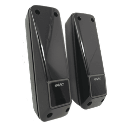 Fotocelda infrarroja / Alcance 20 m (66 pies) / IP54 / Alineación automática / 24 VCA/VCC / ±90° regulación horizontal