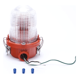 Lámpara de Obstrucción / LED IR Roja / Baja Intensidad 32.5 cd / 120-240 Vca / 360° Cobertura / IP Aeronáutico