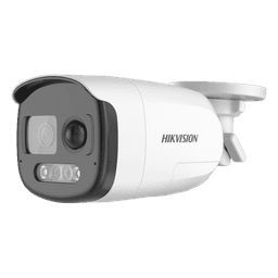 Cámara Bala TURBOHD / 2 Megapixel Full HD / Color 24/7 / Luz Blanca 40 m (131.2 ft) / WDR 130 dB / Sensor PIR 110° / Sirena 93.5 dB / Estrobo Rojo-Azul / IP67
