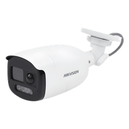Cámara Bala TURBOHD / 2 Megapixel Full HD / Color 24/7 / Luz Blanca 40 m (131.2 ft) / WDR 130 dB / Sensor PIR 110° / Sirena 93.5 dB / Estrobo Rojo-Azul / IP67