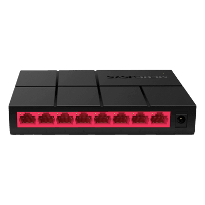 Switch No Administrable / 8 Puertos Gigabit 10/100/1000 Mbps / Capacidad 8 Gbps / Sin Ventilador / Plug and Play