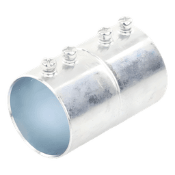 Cople Roscado Con Tornillo / 1 1/2" (41 mm) / Acero Galvanizado / Espesor Pared 1.65 mm / NPT / Uso Interior Seco
