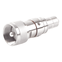 Conector UHF Macho / Plegable / Pin Cautivo / DC ~ 3 GHz / 50 Ω / Para RG-8, LMR400