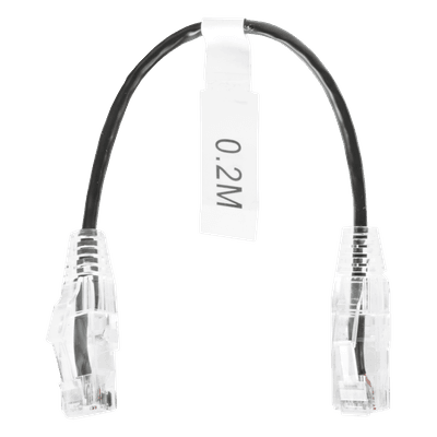 Cable de Parcheo Slim UTP / Cat6 / 20 cm (0.66 ft) / 28 AWG / 1 Gbps / RJ45