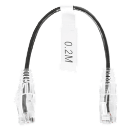 Cable de Parcheo Slim UTP / Cat6 / 20 cm (0.66 ft) / 28 AWG / 1 Gbps / RJ45