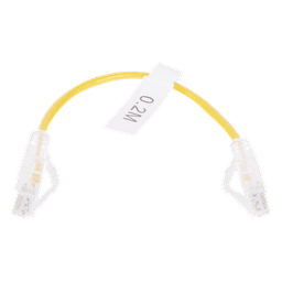 Cable de Parcheo Slim UTP / Cat6 / 20 cm (0.66 ft) / 28 AWG / 1 Gbps / RJ45