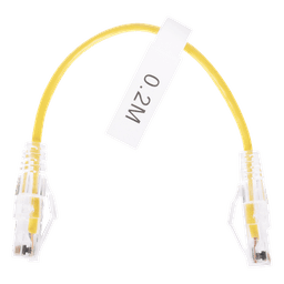 Cable de Parcheo Slim UTP / Cat6 / 20 cm (0.66 ft) / 28 AWG / 1 Gbps / RJ45